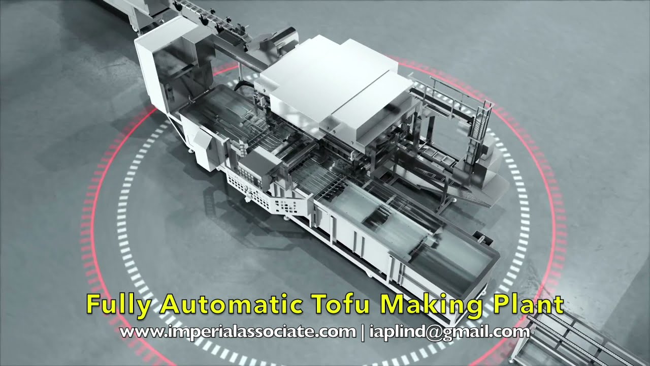 Fully Automatic Tofu Production Plant | How Tofu is produce in factory
