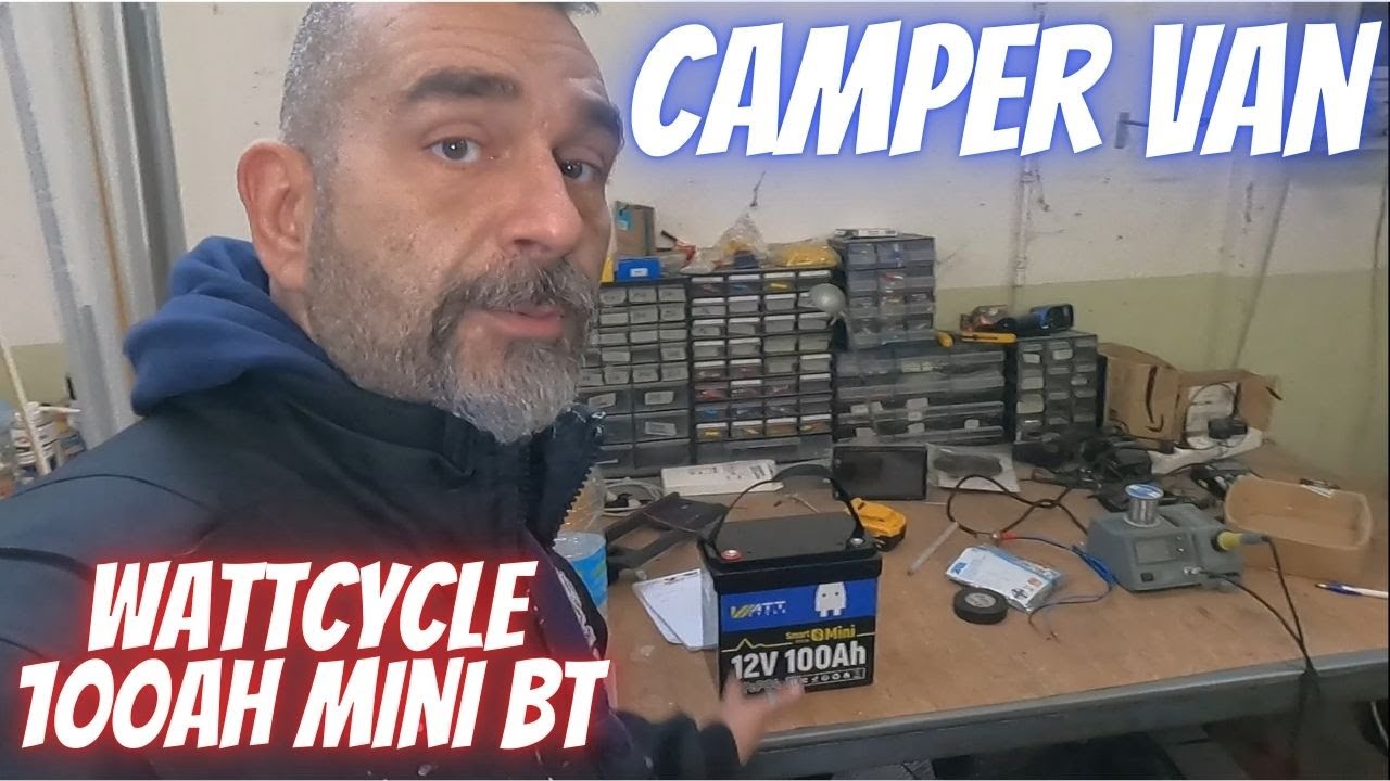 Wattcycle Batteria Litio Camper Van LifePo4 100Ah BT