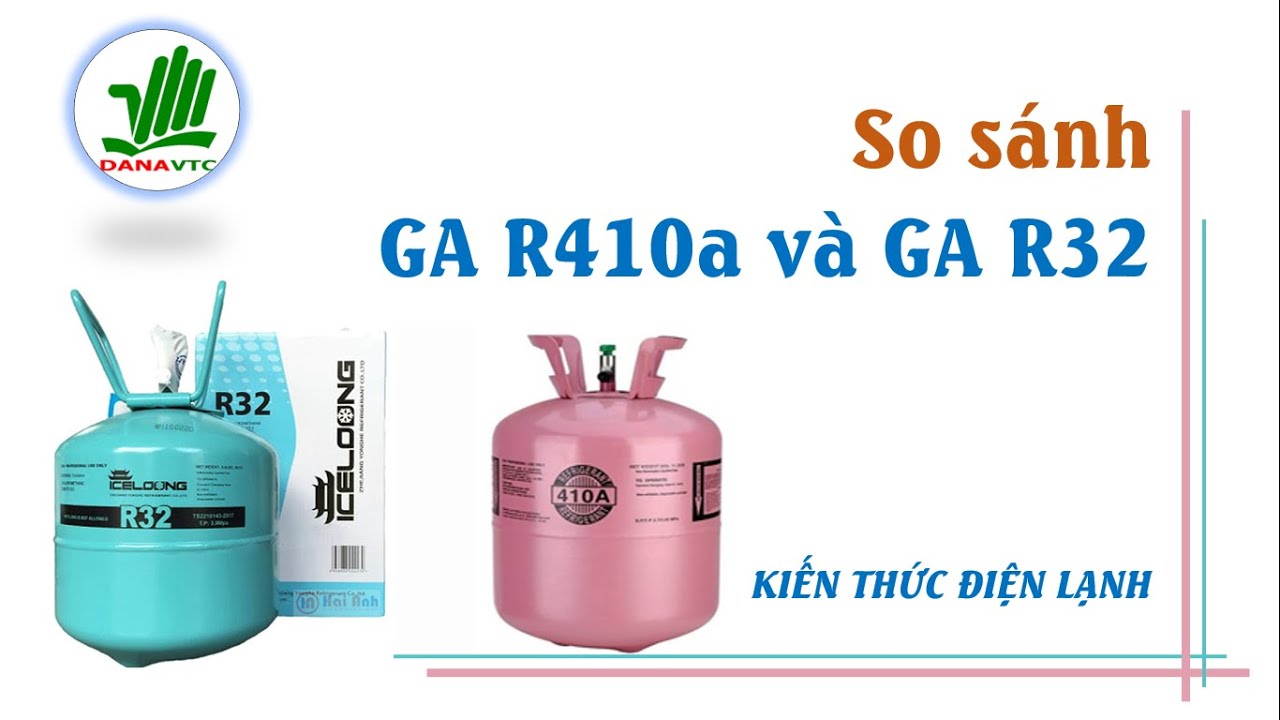 So Sánh Ga R410a và Ga R32 #kienthucdienlanh  #ga410a #ga32