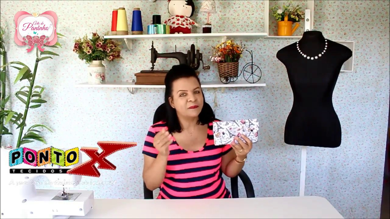 Como Fazer uma carteira F&aacute;cil , R&aacute;pido Simples e casual! Essa aula &eacute; para  iniciantes na costura