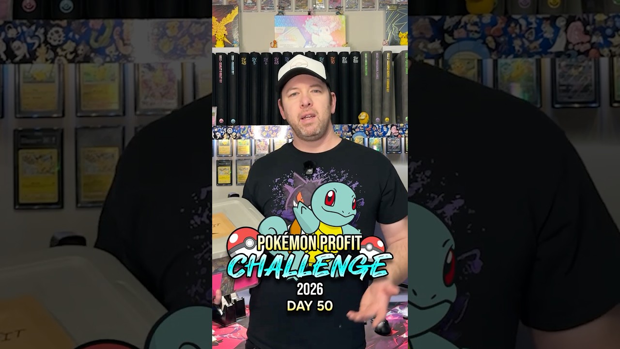 Pokemon Profit Challenge Dzień 50 &ndash; Czy mogę zarabiać otwierając paczki? #pokemon #pokemoncards #...