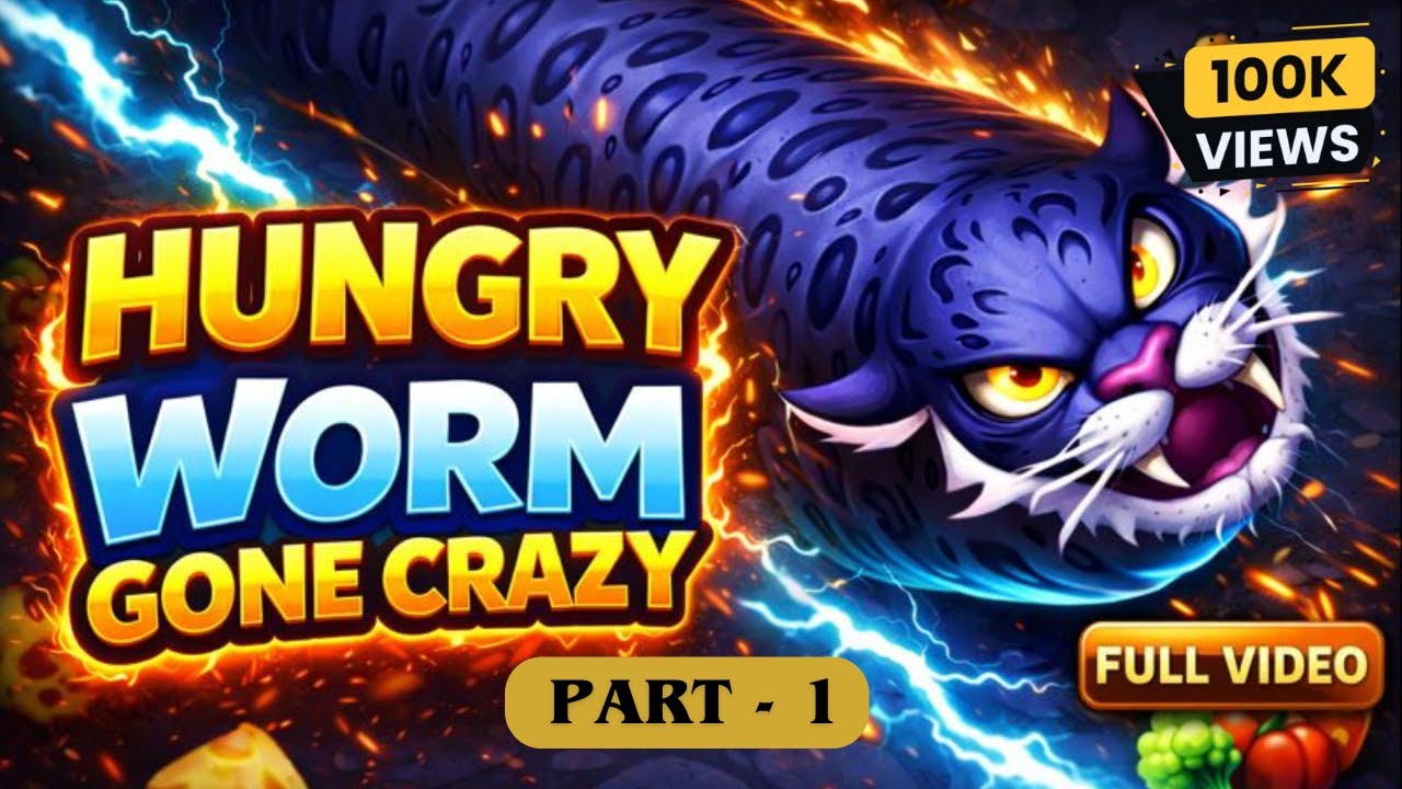 HUNGRY WORM GONE CRAZY 😱 | Non-Stop Kills & Big Growth | #wormszone #wormszoneio #totalgaming