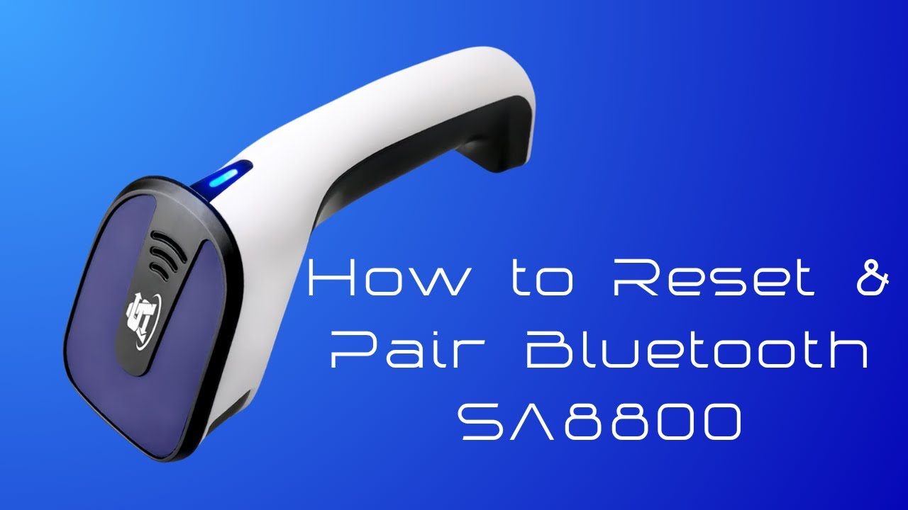 Factory Reset Steps Bluetooth Connection – SA8800 ScanAvenger 1D&2D QR Code Handheld Barcode Scanner