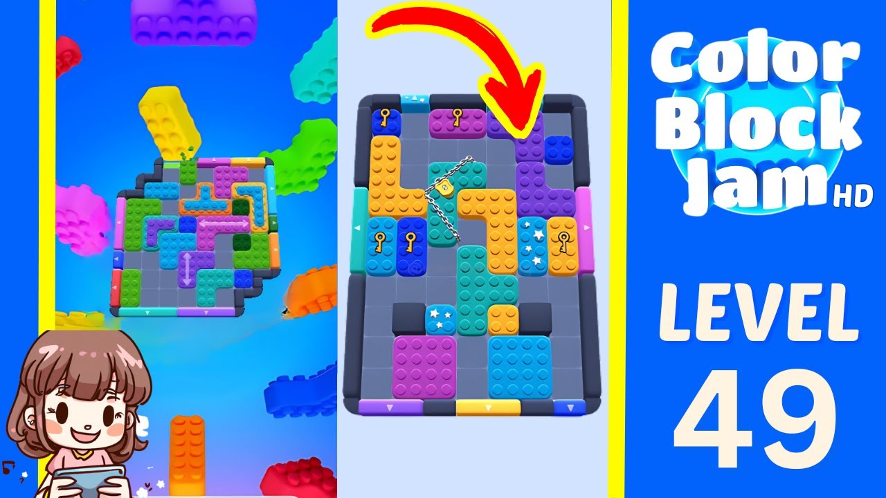 Color Block Jam Level 49 Solution Walkthrough