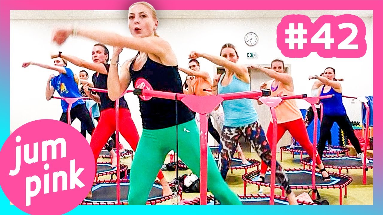 Jumpink #42 | Jumping fitness class | Rebound workout fitness on trampoline
