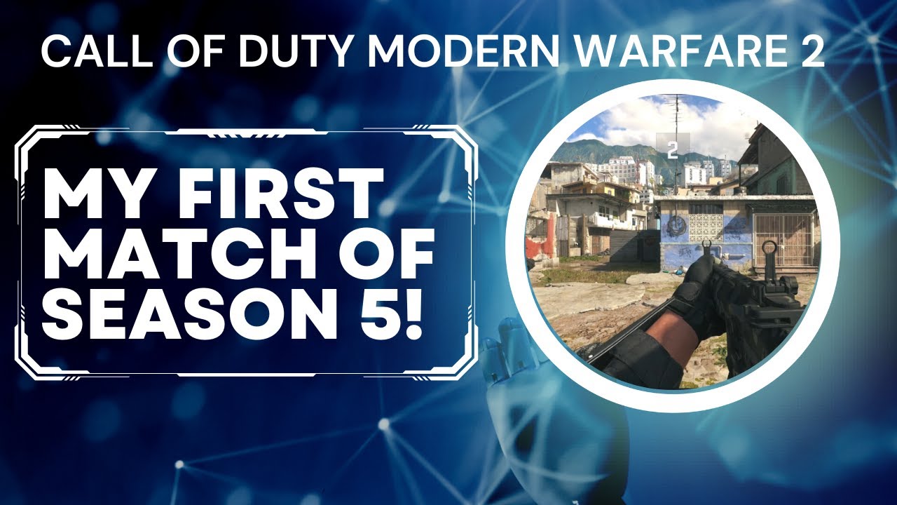 My First Match of Season 5! Call of Duty Modern Warfare 2 Multiplayer Gameplay on PlayStation 5