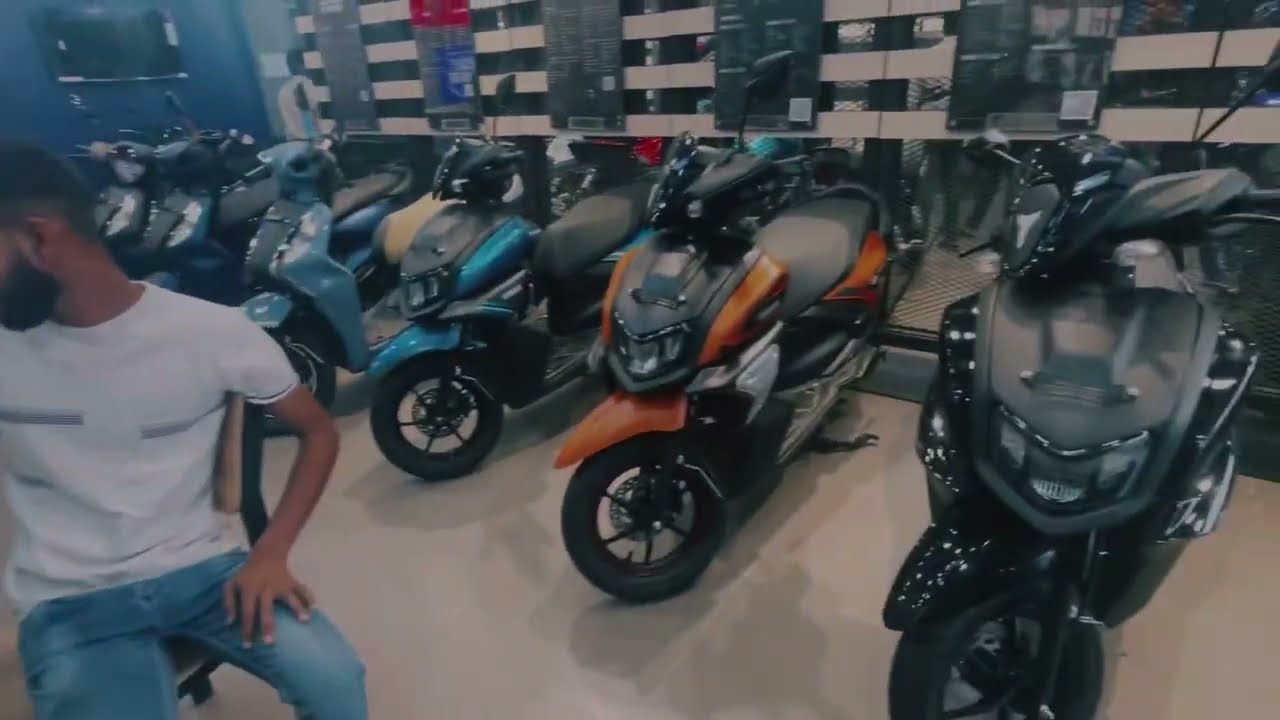 Yamaha Showroom Tour: Gear, Bikes & More!Inside a Yamaha Showroom in Kanpur New Yamaha Gear & Bikes
