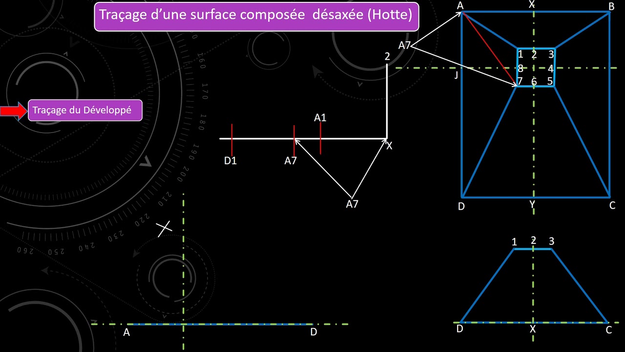 Traçage d'un Tronc de Pyramide ( Hotte )