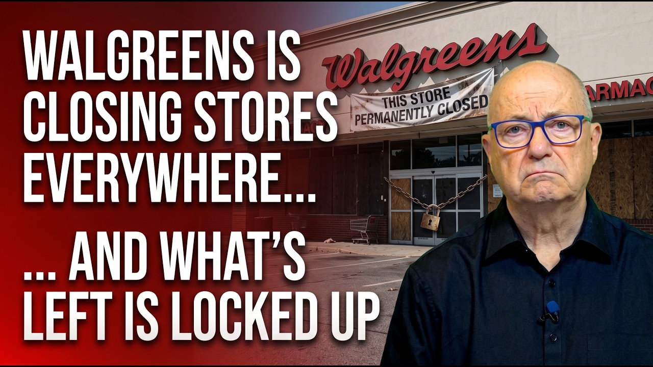 Walgreens Is Closing Stores Everywhere... And What's Left Is Locked Up