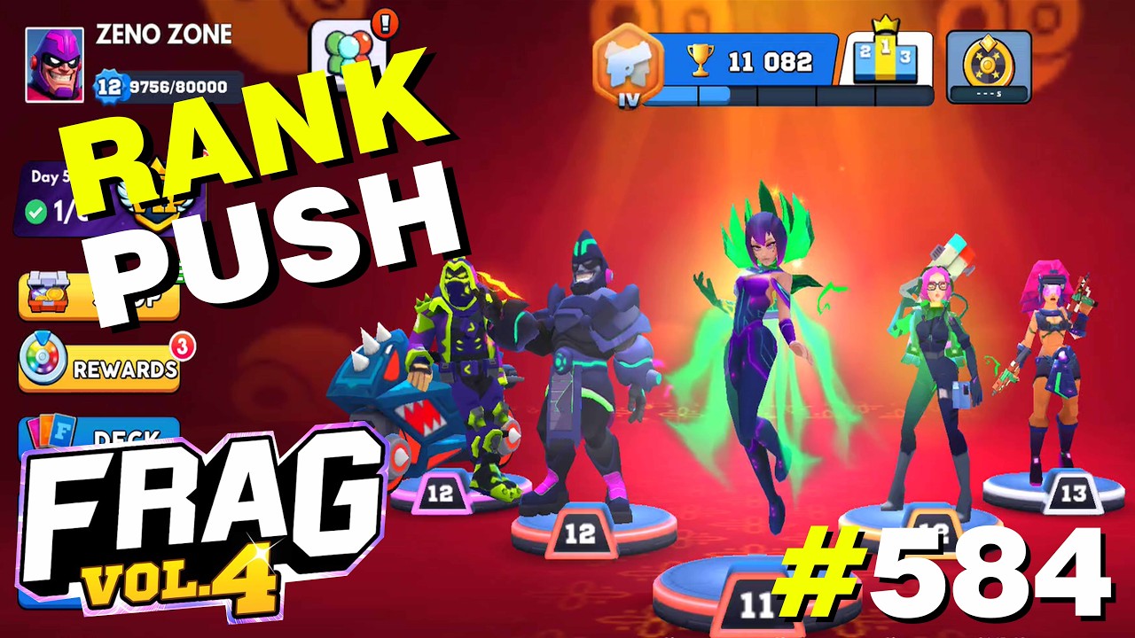 🔴ZENO ZONE - FRAG PRO SHOOTER - RANK PUSH FOR 11K TROPHIES IN TROPHY ROAD 💪😤