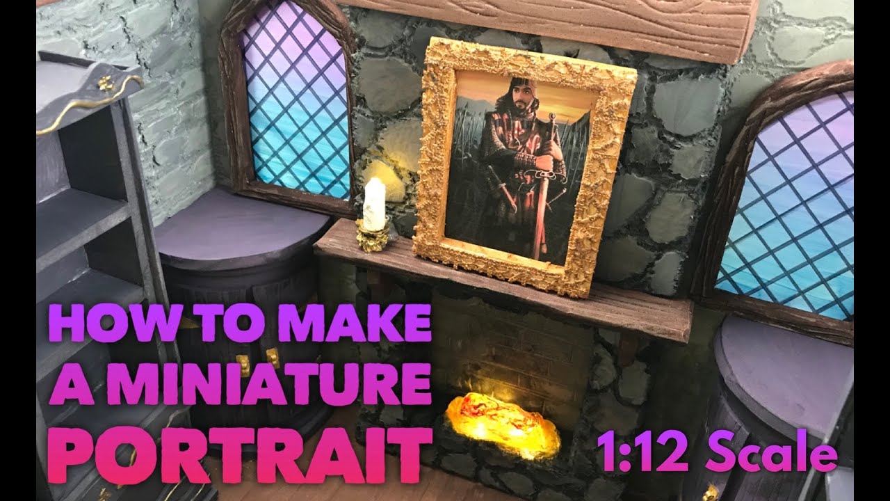 How to make a Miniature Portrait - Part 2 of the medieval series
