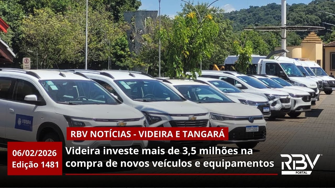 RBV Notícias Videira e Tangará - 06/02/2026 - Edição 1481