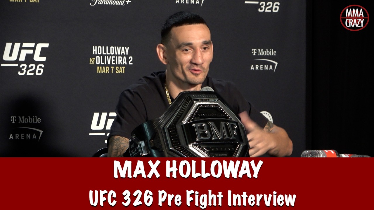 Max Holloway teases submission over Charles Oliveira “would be pretty BMF” | UFC 326