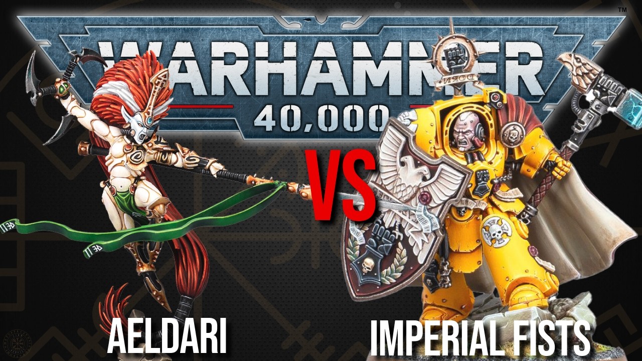 Aeldari Vs Imperial Fists - Warhammer 40k 10th Edition