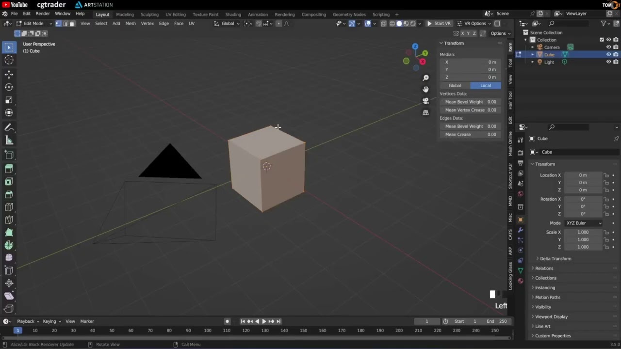 Blender Beginner Complete Character Tutorial - Part1 - Modeling the Head [한국어]