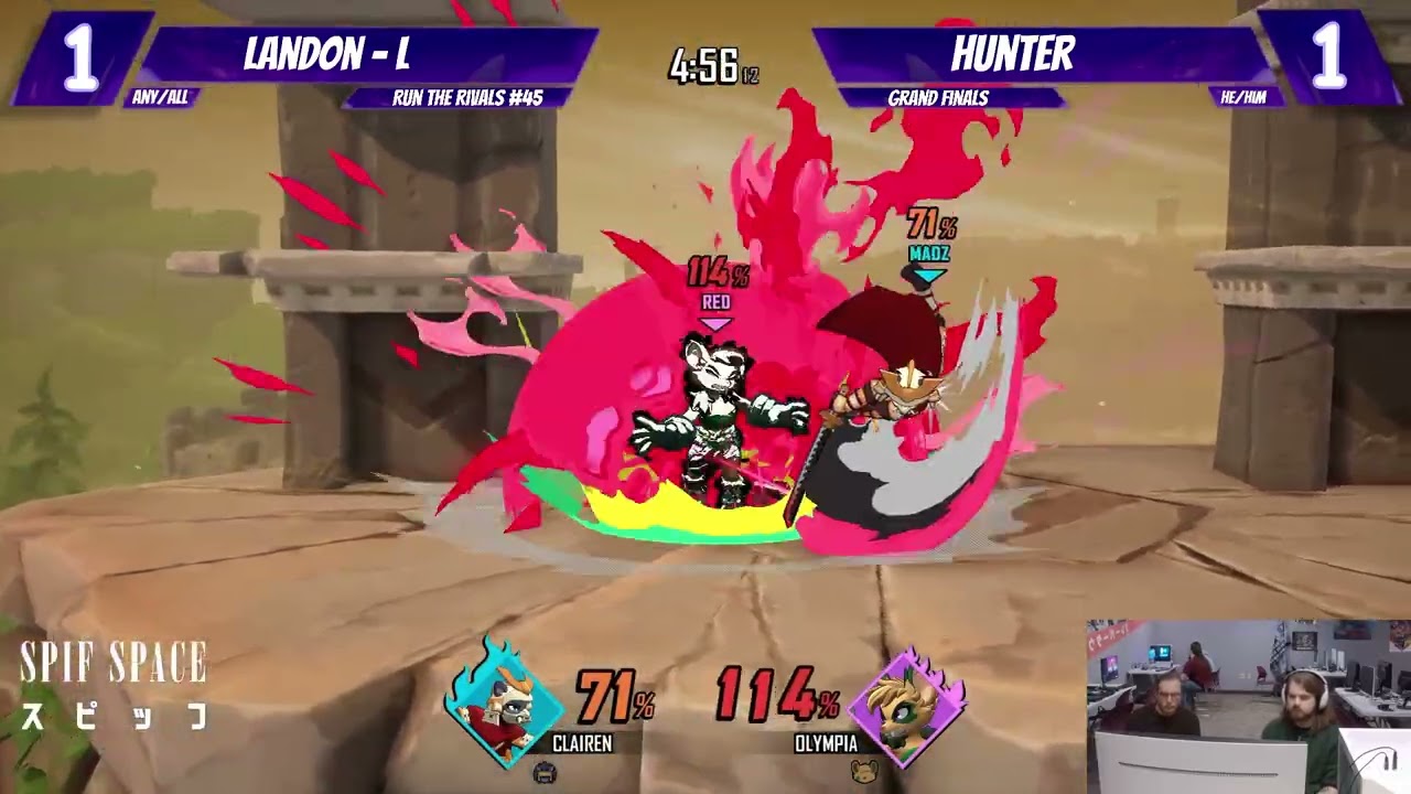 [Run the Rivals #45] Grand Finals - Landon - L (Clairen) vs. Hunter (Olympia)