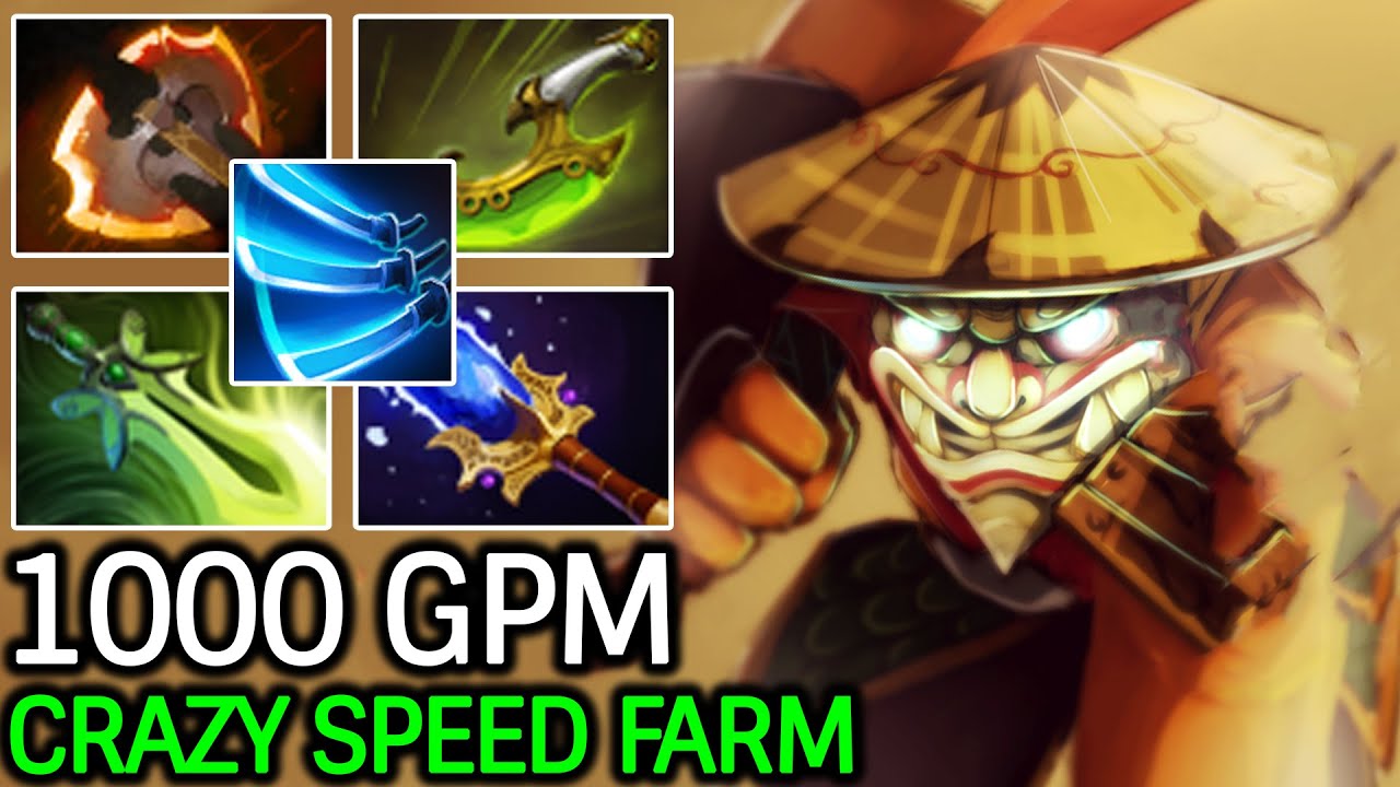 Juggernaut Crazy Speed Farm – 9 Min Battle Fury 1000 GPM Dota 2