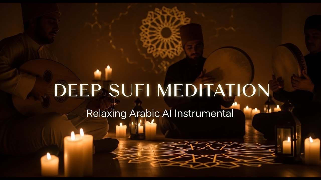 Deep Sufi Meditation Music | Beautiful Relaxing Arabic Instrumental Music | Relaxing AI EDM