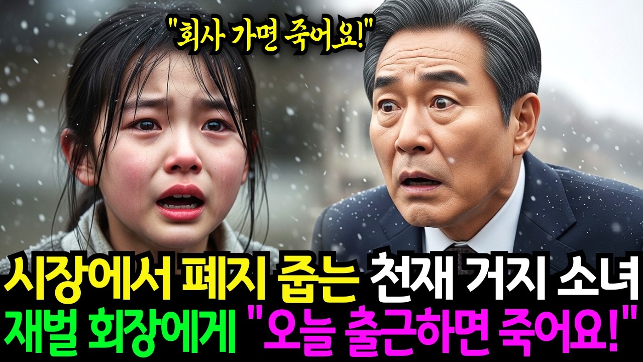 10살 천재 거지 소녀의 외침에 재벌회장은 휴가를 내고 목숨을 구하는데..