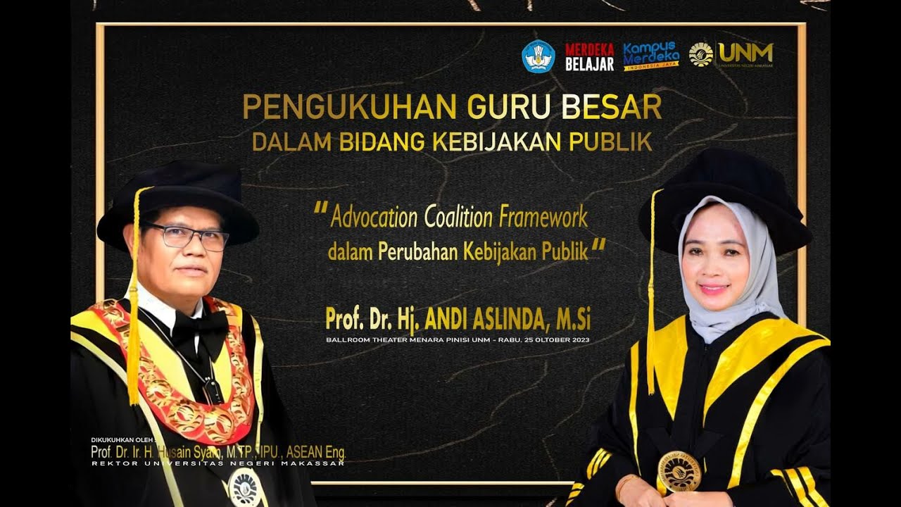 🔴 [ LIVE ] PENGUKUHAN GURU BESAR DALAM BIDANG KEBIJAKAN PUBLIK 