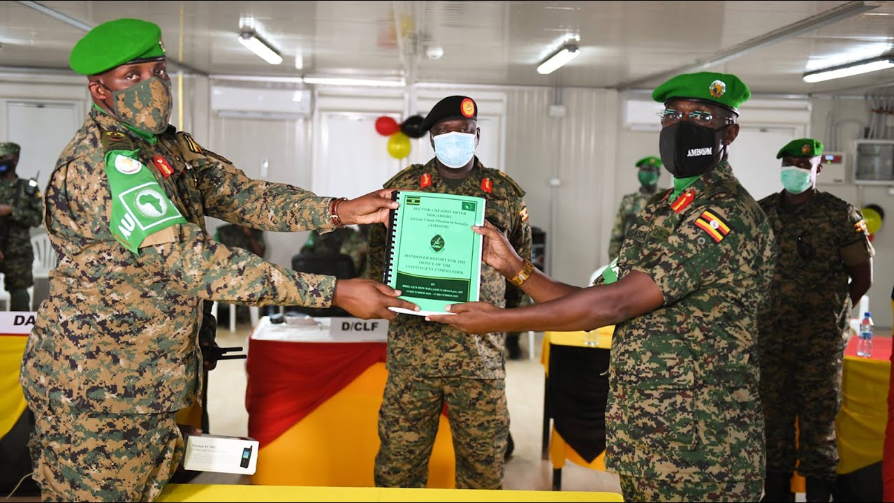 AMISOM Uganda contingent in Somalia gets new commander