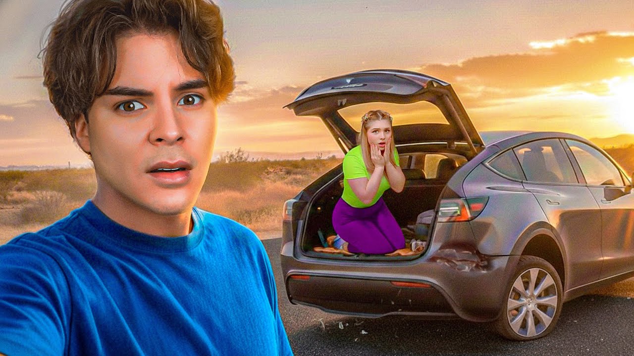 PASAMOS TODA la NOCHE ENCERRADOS en un AUTO en MEDIO de la NADA 😱🚘🌚
