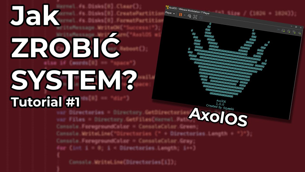 Jak zrobić własny system operacyjny? (Cosmos Tutorial) #1