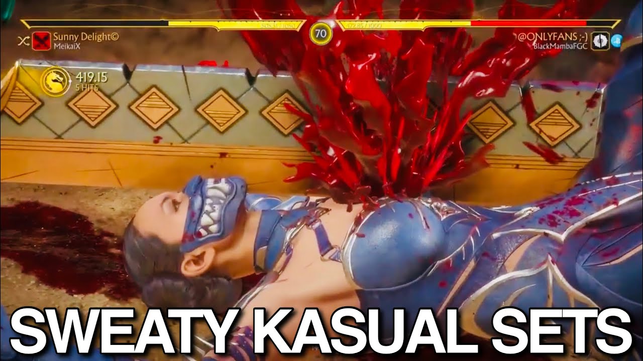 Kitana SWEATY Kombat League Sets In MK11 ! - Mortal Kombat 11 Online Ranked Sets ! Kitana Gameplay