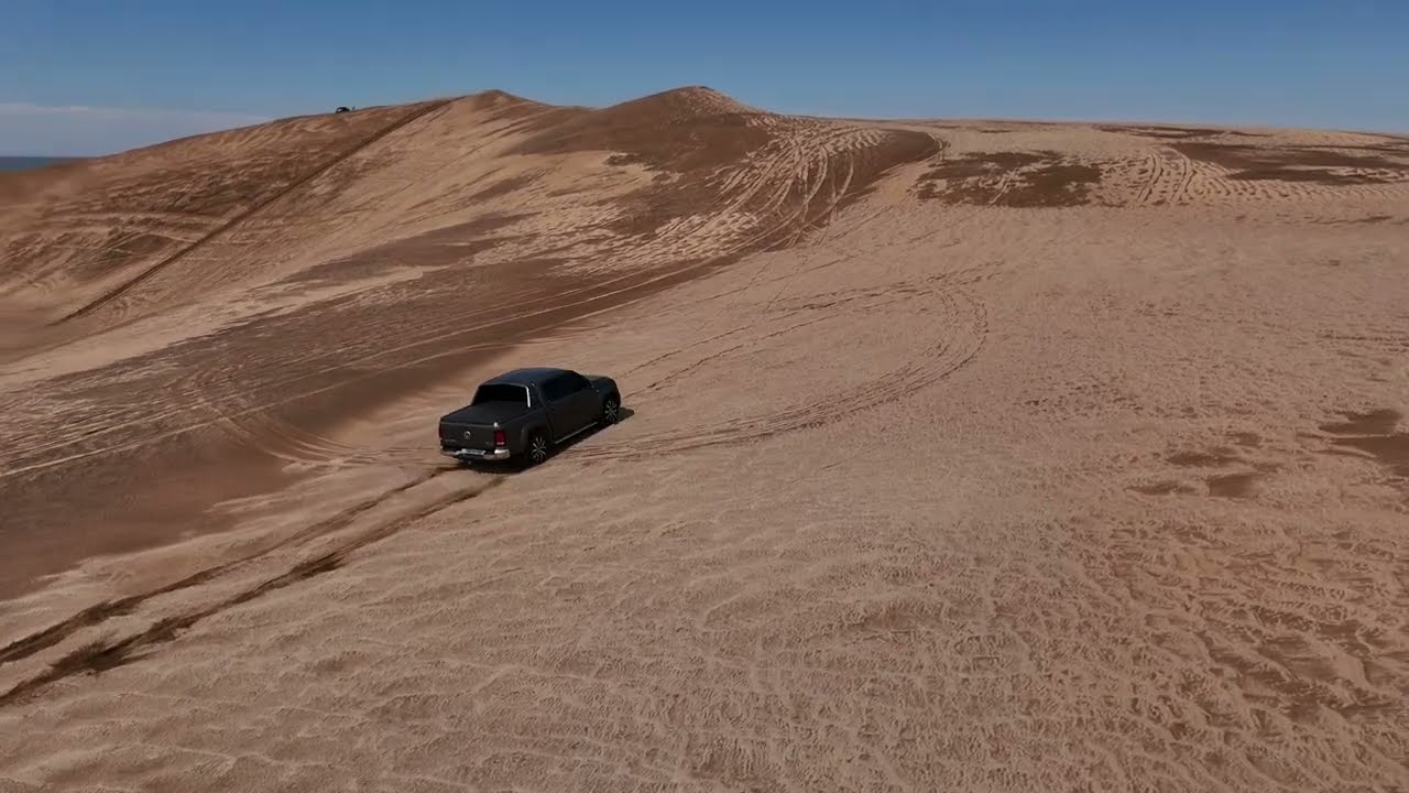 amarok v6 en medano Blanco Necochea Drone DJI AIR 3