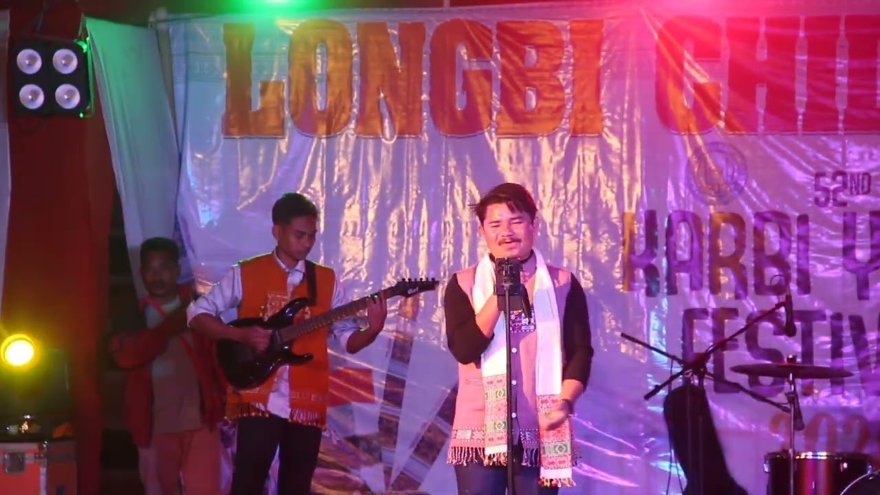 Live performance chingbai tisso 52nd karbi youth festival 2026😴🎸🎺🥁