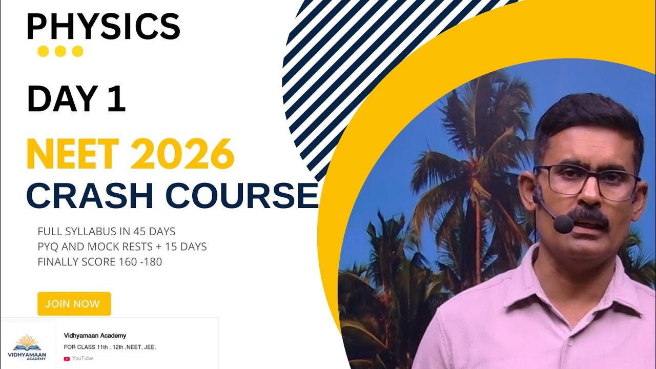 Crash Course for Complete Physics in 45 Days for NEET 2026 | Vector in One Shot by LK Shriwastwa