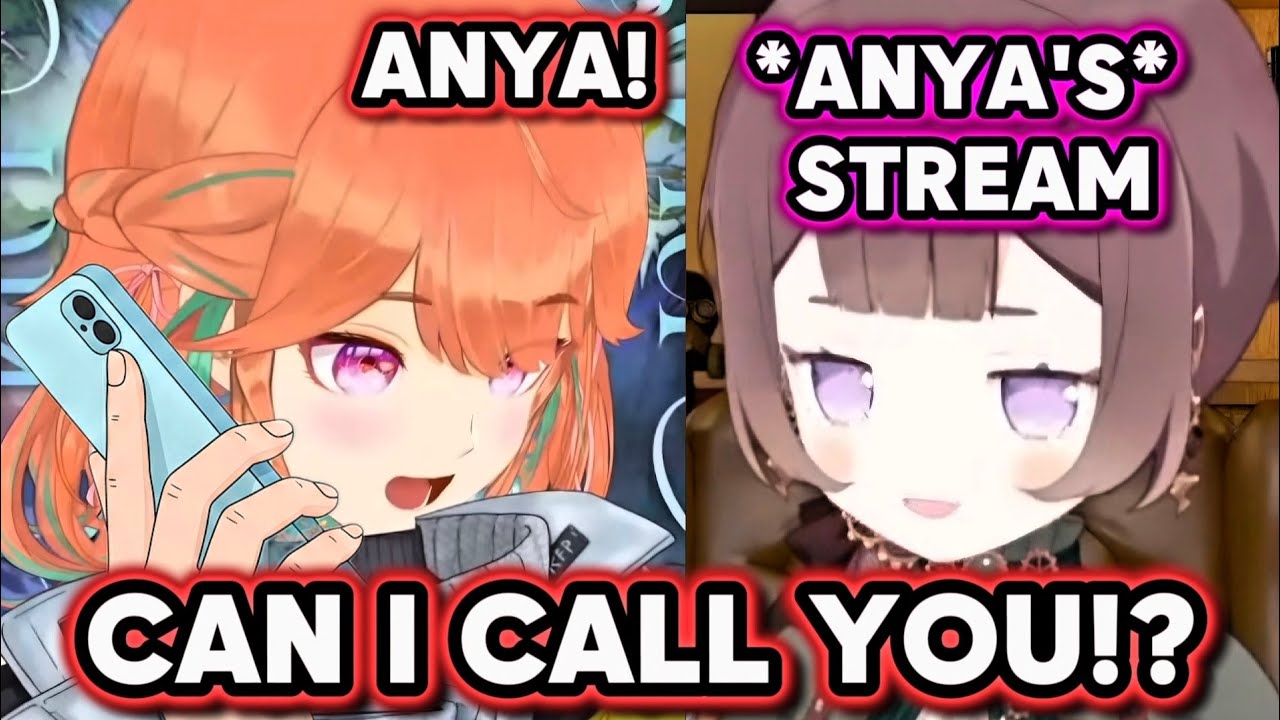 Kiara Visits Anya's Stream, Calls Her, but Feels Bad at the End [ Hololive ]