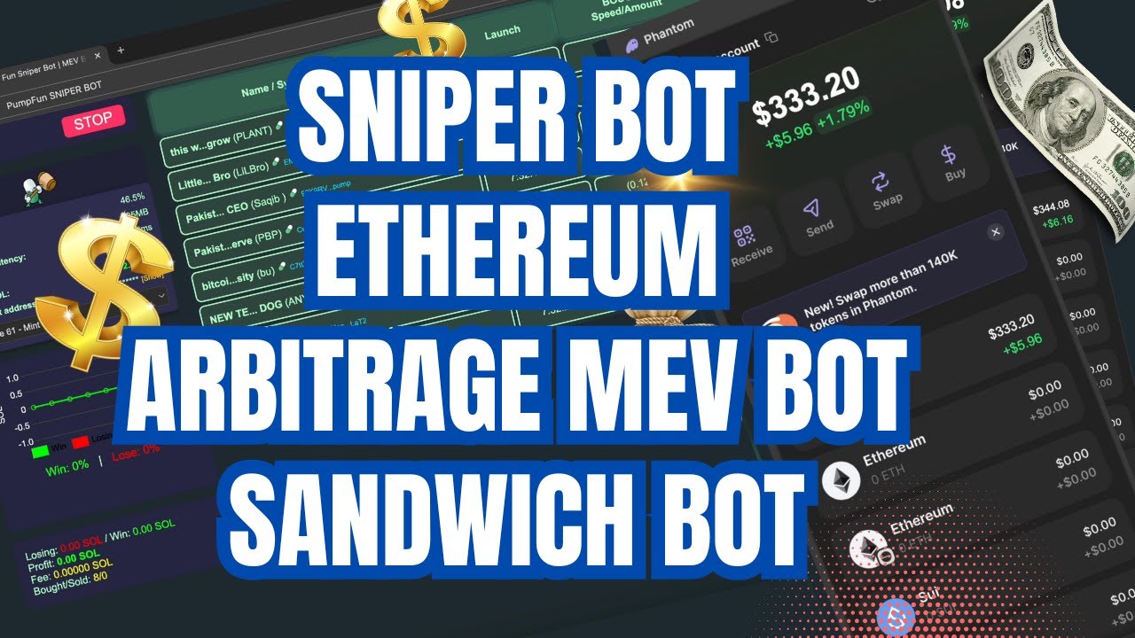 ETH Token Sniper Bot 2025 | Instantly Snipe Ethereum Launches & Maximize Arbitrage Profits!