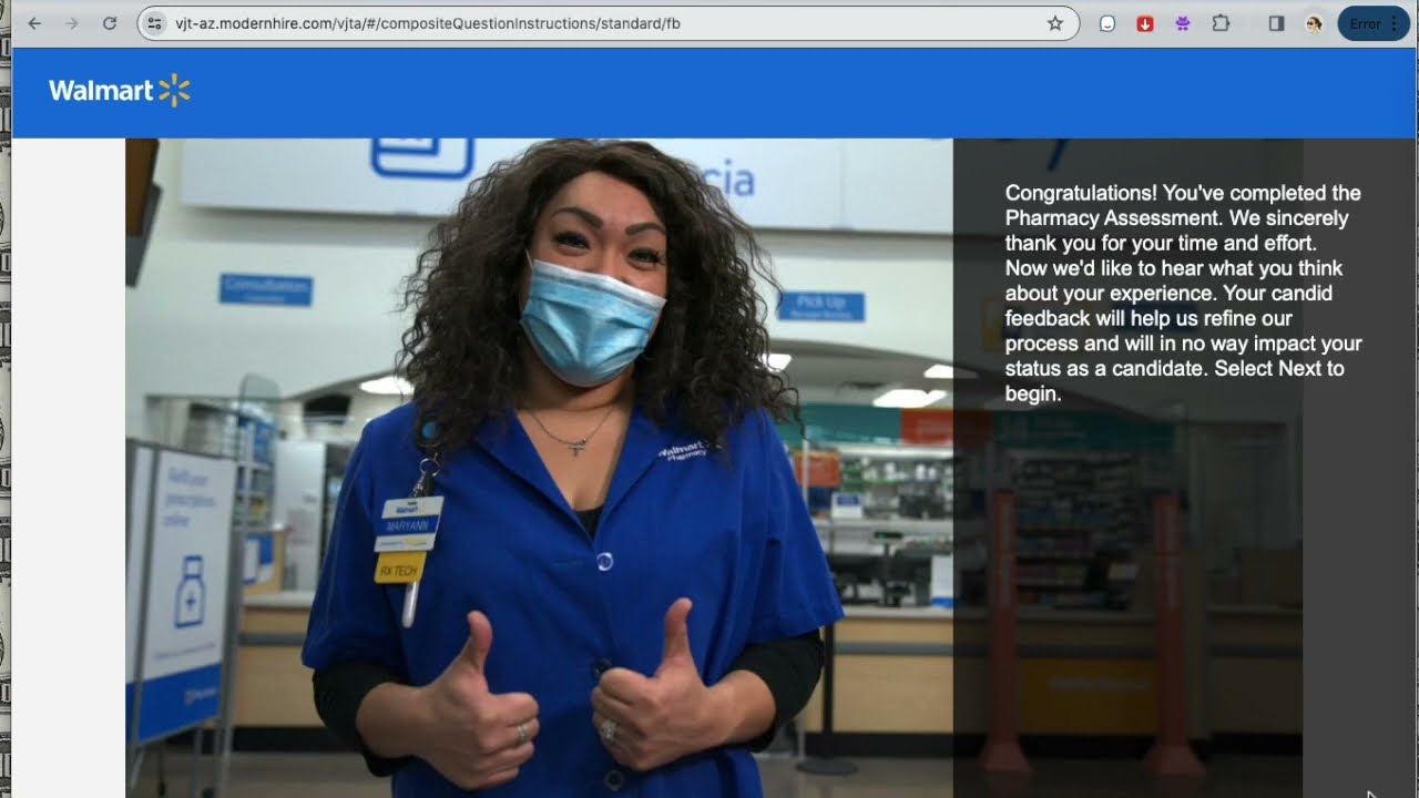 NEW | Walmart Pharmacy Technician Assessment & My Answers | Pharmacy Associate Test