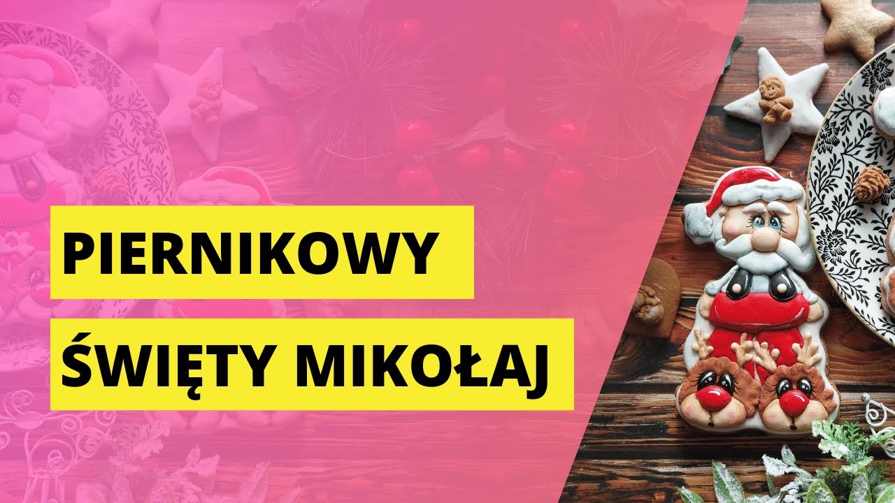 Piernikowy Święty Mikołaj