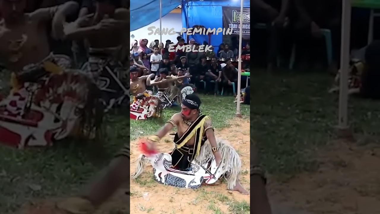 Sang pemimpin emblek Turonggo Sari Budoyo #emblek #emblekwonosobo #kudakepang