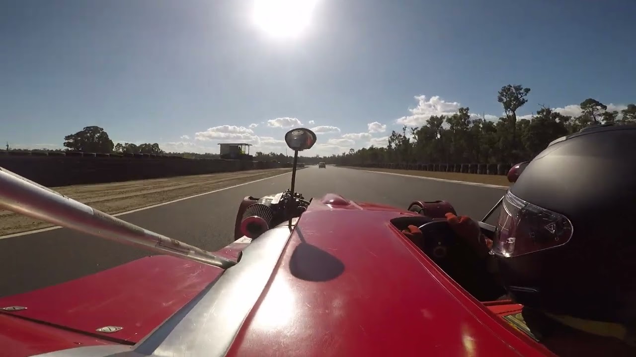 2.5PI being chased at Collie Circuit by clubman on slicks