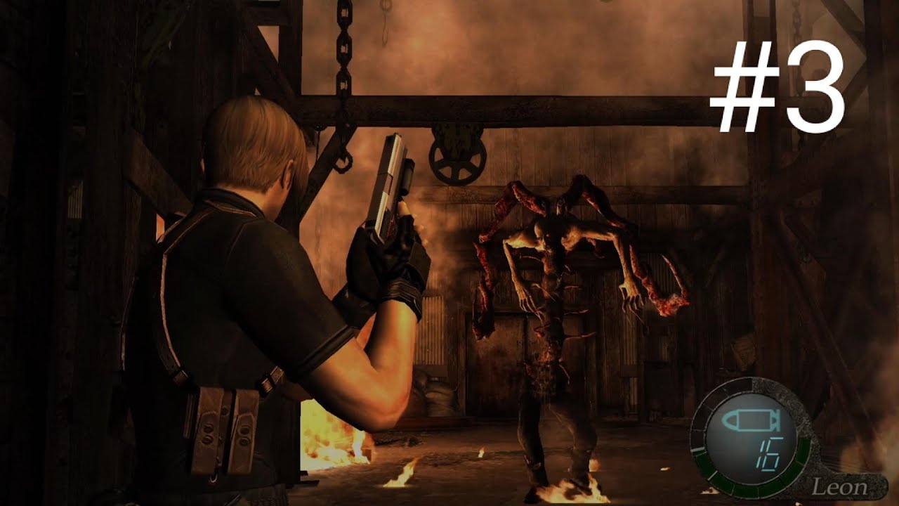 تختيم لعبه ـ RESIDENT EVIL4 [ صعوبه professional ] الحلقه #3 مواجهة زعيم قريه و اتجاه نحو القلعه 