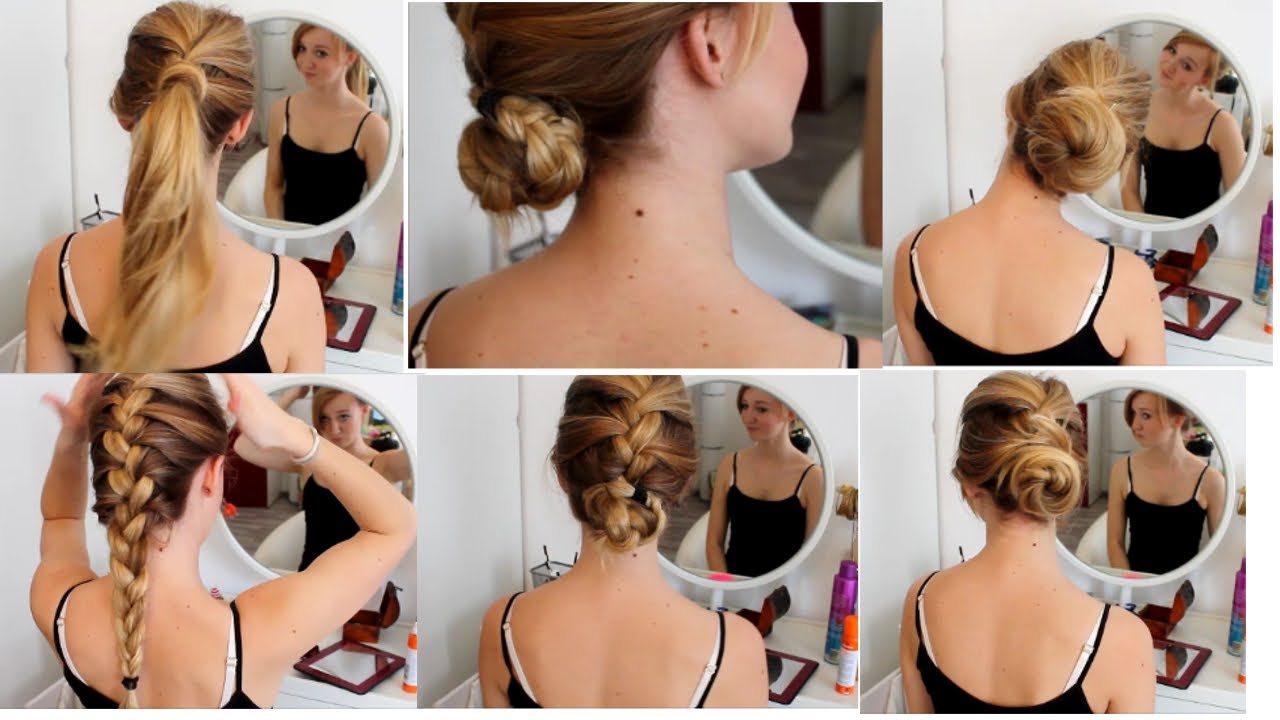 HAARTUTORIAL - 6 super einfache und schnelle (Flecht-)Frisuren