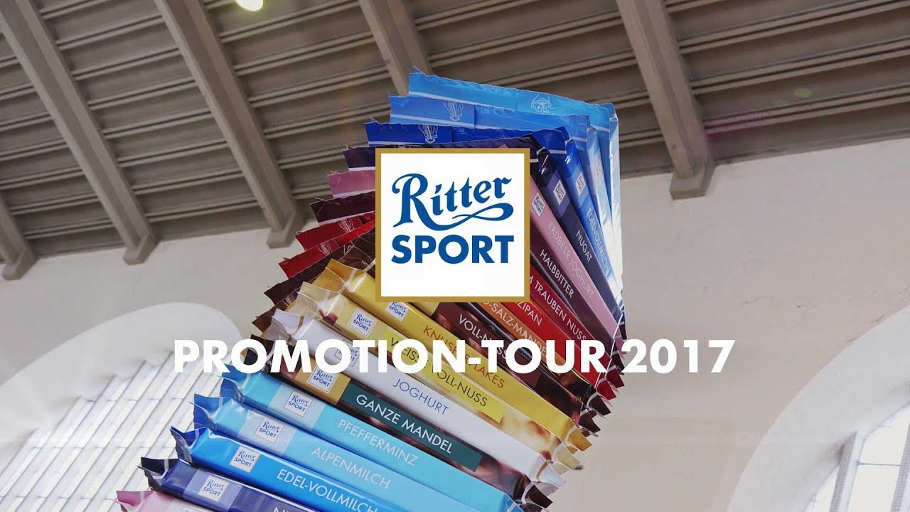 RITTER SPORT mini SCHOKOSPRÜCHE Bahnhofstour 2017