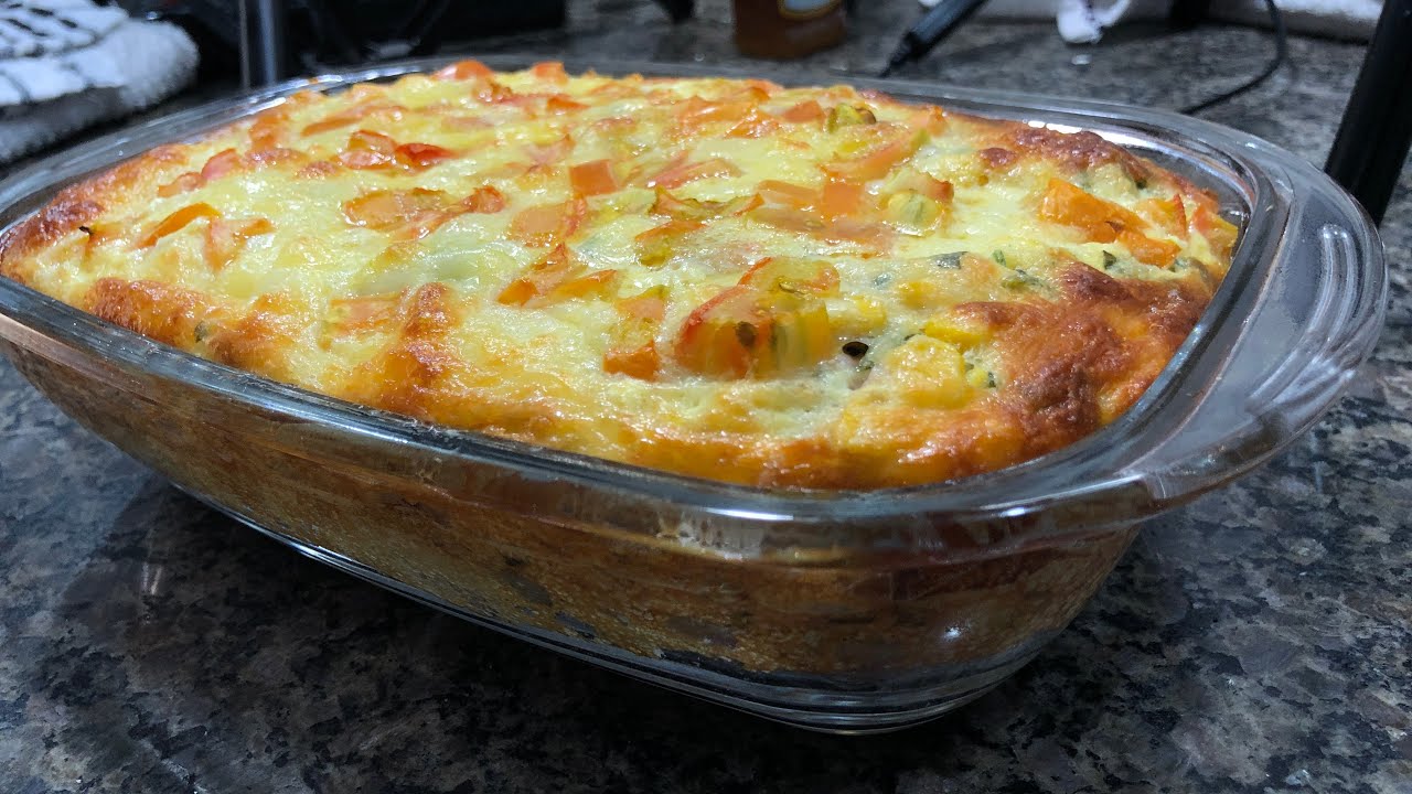 Torta com massa de tapioca - você precisa experimentar!