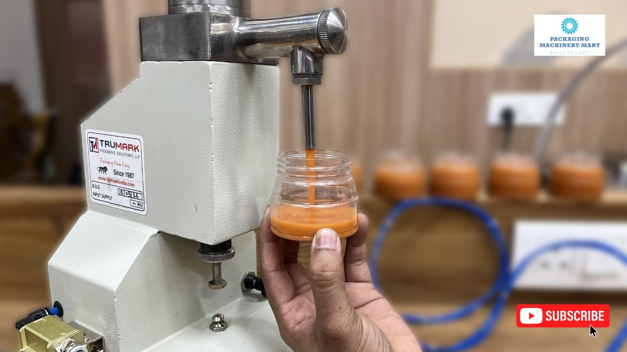 Manual Paste Filling Machine | Pneumatic Model | Cream, Sauce