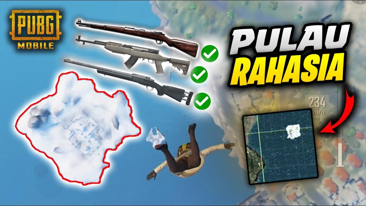 PULAU SNIPER RAHASIA ERANGEL - PUBG MOBILE INDONESIA
