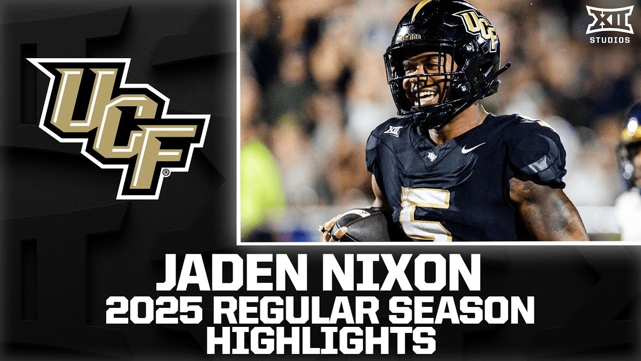 Jaden Nixon Regular Season Highlights | 2025 Big 12 Football