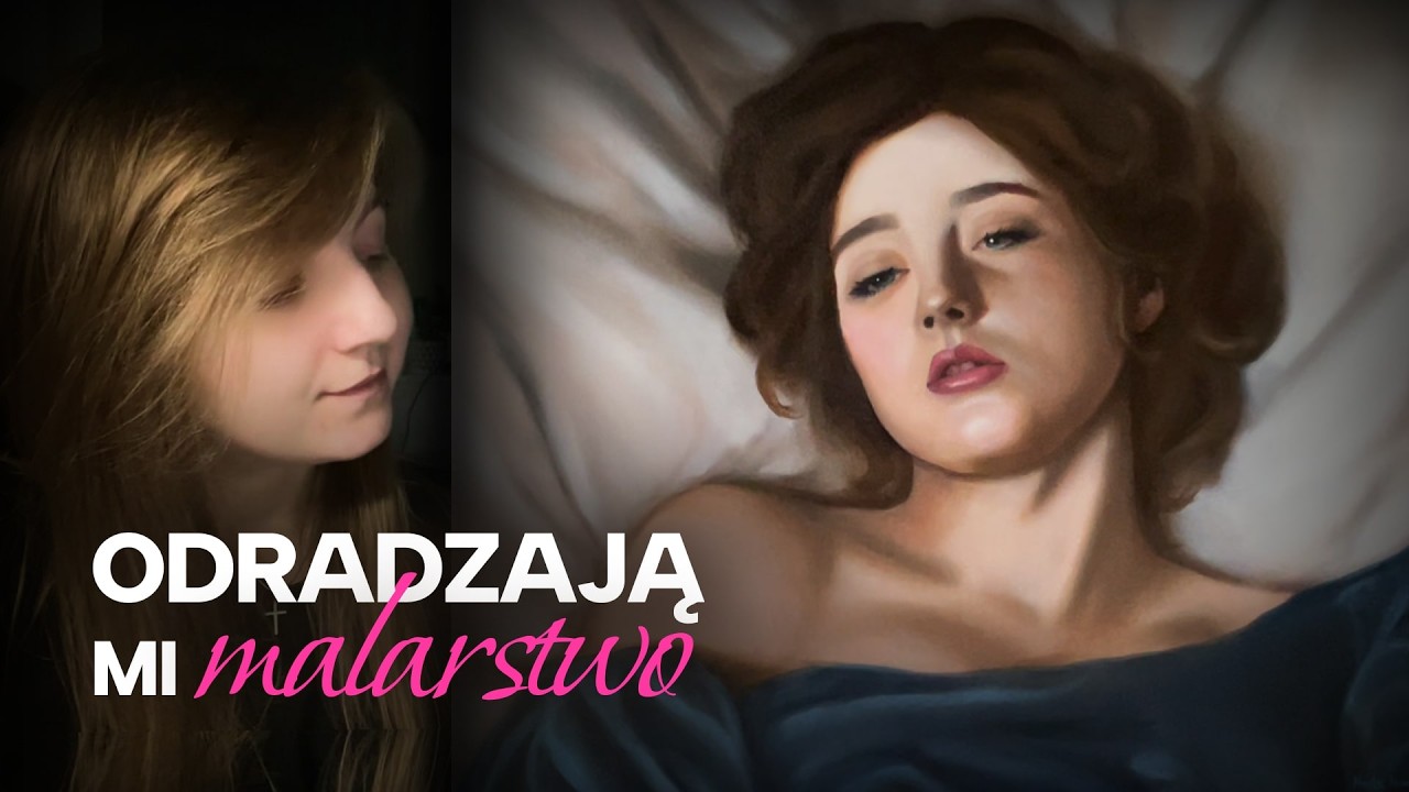Doświadczeni malarze kazali mi przestać malować, więc maluję dalej - malowanie portretu olejnego