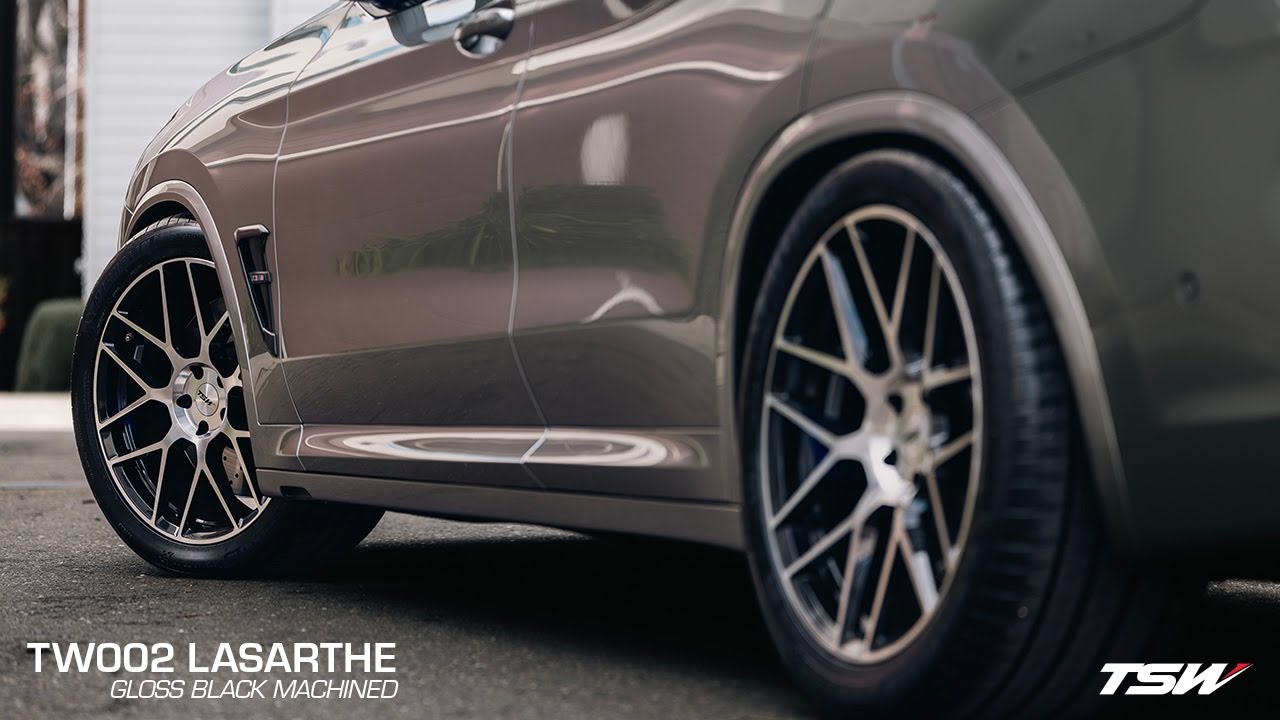 TSW TW002 Lasarthe | 20x9 - 20x10.5 | Gloss Black Machined | BMW X3M