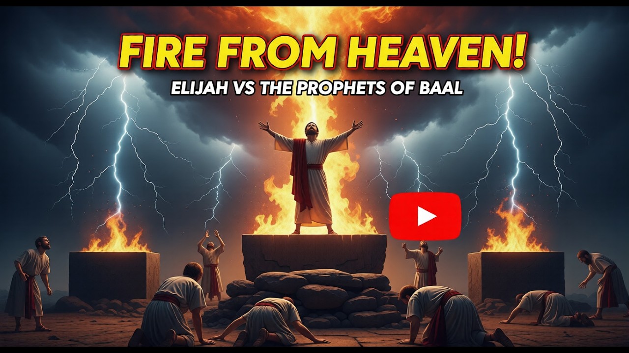 Elijah vs the Prophets of Baal Fire from Heaven
