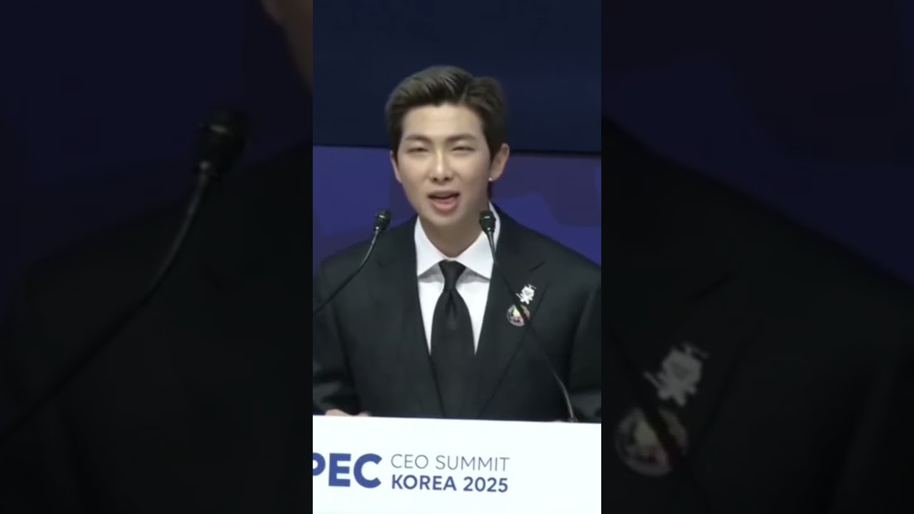 RM keynote speech at APEC summit 💜 