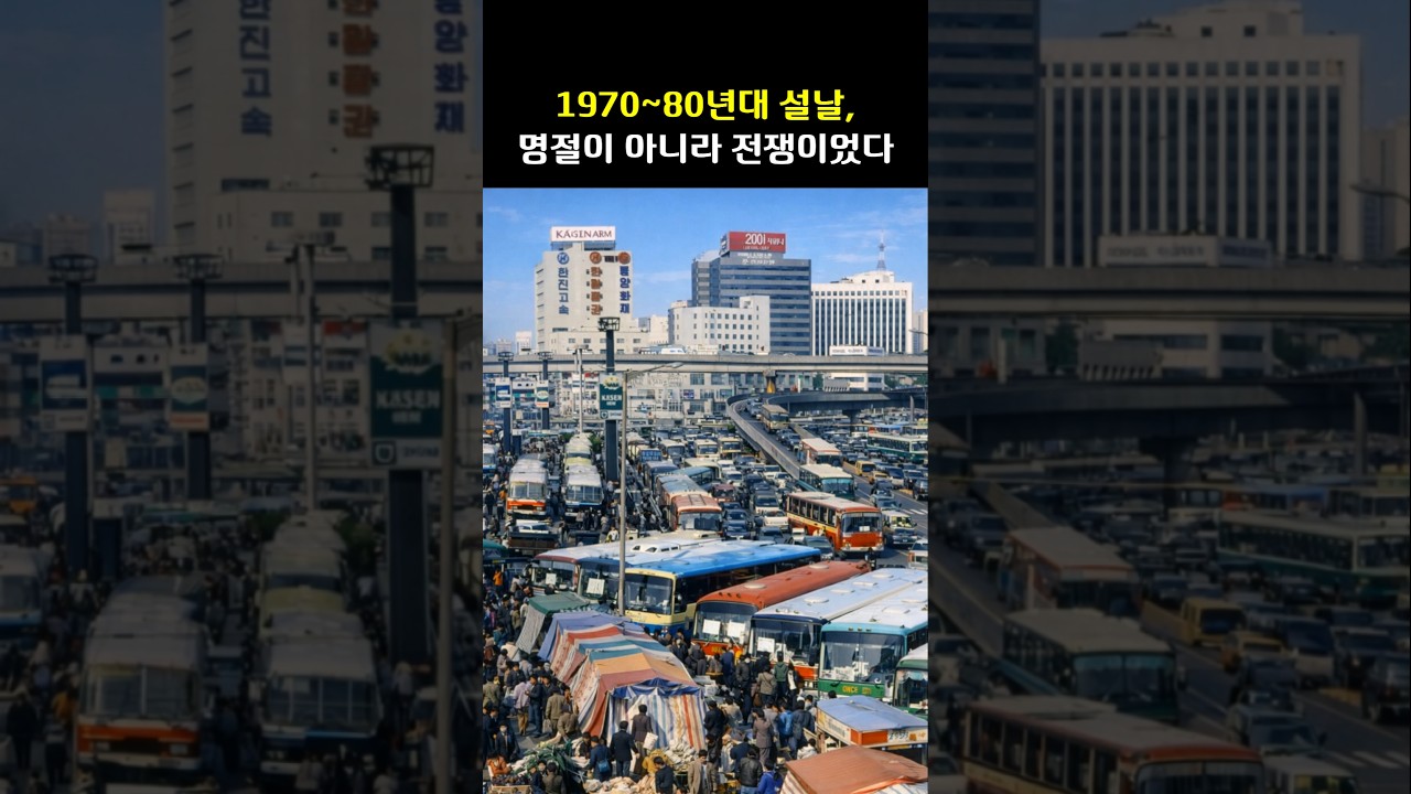 1970~80년대 설날, 명절이 아니라 전쟁이었다 / Korean holidays in the 70s and 80s