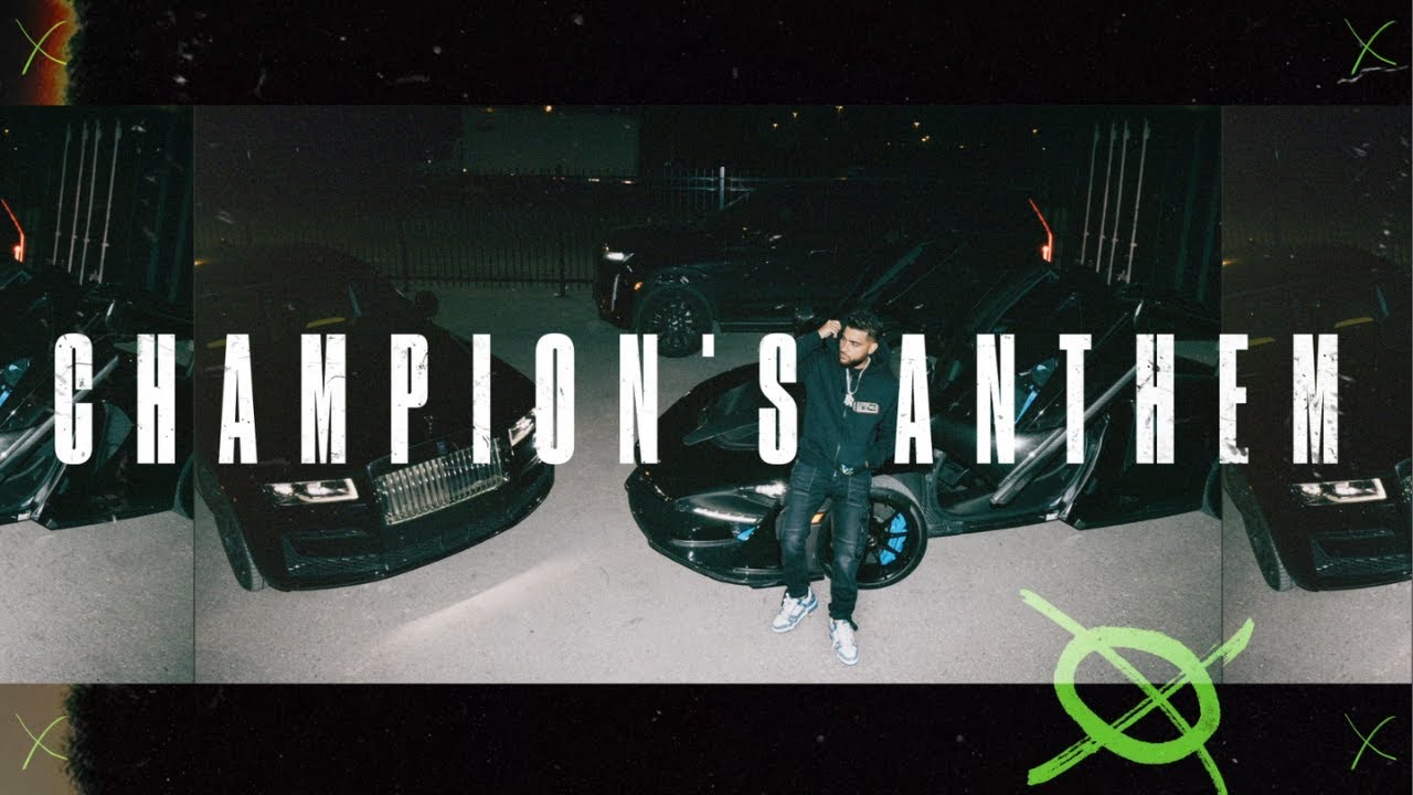 Champion&rsquo;s Anthem (Lyric Video) Karan Aujla | Ikky | Making Memories | Latest Punjabi Songs 2023